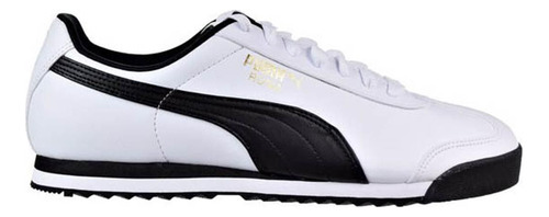 Zapatillas Puma Roma Blanca Con Negro Como Nuevas Talle 8 