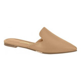 Sapato Mule Vizzano Bico Fino Feminino Bege