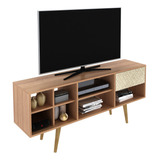 Mueble Para Tv 50 Acabado Rattan R1462.0012 Color Marrón Claro