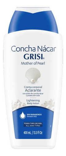 Crema Aclarante Para Cuerpo Grisi Conch - mL a $87