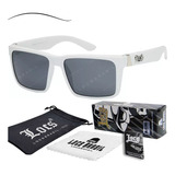 Óculos Escuro Locs Brasil - Ghostface Branco - Uv400 Premium