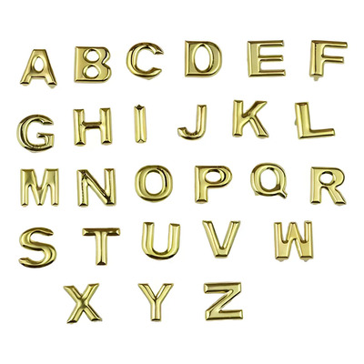 2 X 26 Piezas Diy A-z Letras Remaches Metal Garra Tachuelas