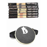 Baquetas Nirvana Kit 06 Pares 7a 5a 5b E Pad De Estudo 13 Cm