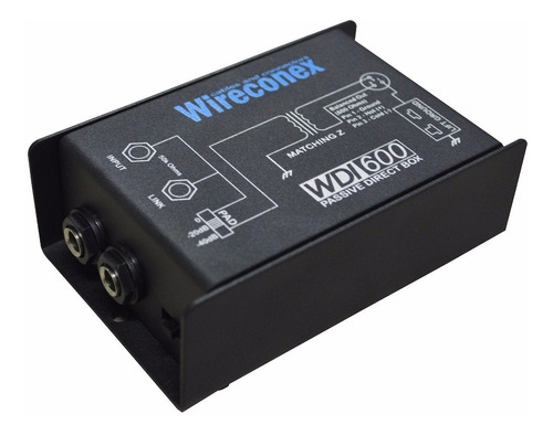 Direct Box Wireconex Wdi-600 Ideal Para Baixo,teclado,guita