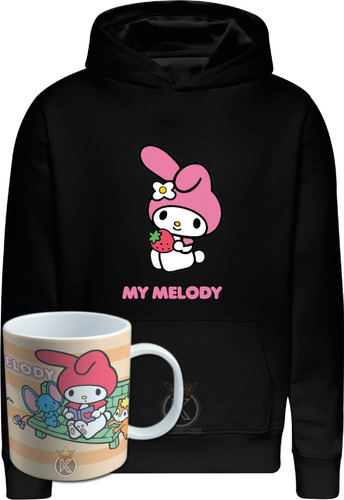 Poleron My Melody + Tazon - Sanrio - Hello Kitty - Japonesa - Bosque - Serie - Maryland - Estampaking