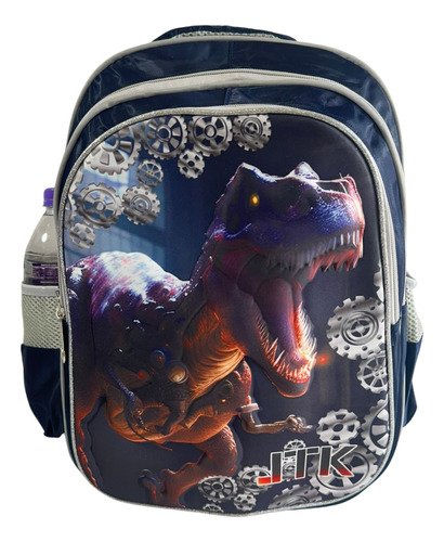 Mochila Dinossauro 3d Infantil Reforçada Escola Passeio