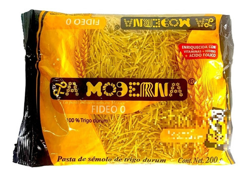 La Moderna Pasta Para Sopa Fideo 0 Fideo Delgado 200 Gr