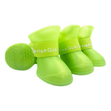 Botas De Lluvia Impermeables Para Perros Pies Felices