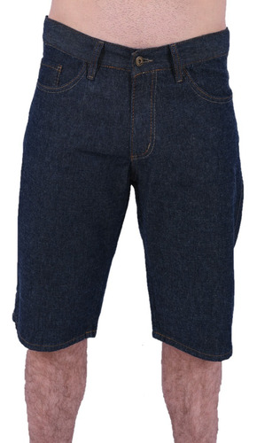 Bermuda Tradicional Jeans Masculina 100% Algodão