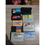 Lote De Cartuchos De Video Game Snes E Nes