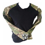 Remera Tactica Combat Shirt Us Multicam Rip Stop Ejercit Uca