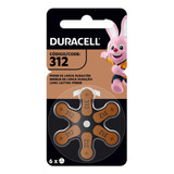 Pack 6 Pilas Duracell Numero 312