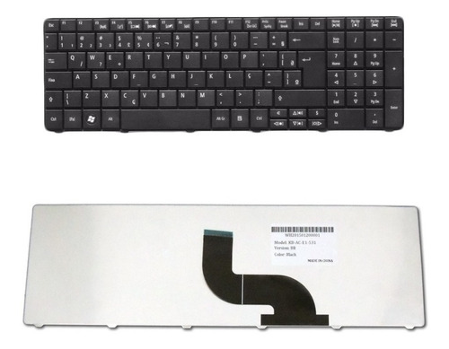 Teclado Notebook Acer Aspire E1-571-6854 E1-571-6_br642 -n9