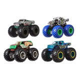 Ruedas Gigantes Hot Wheels Monster Trucks A Escala 164, Paqu