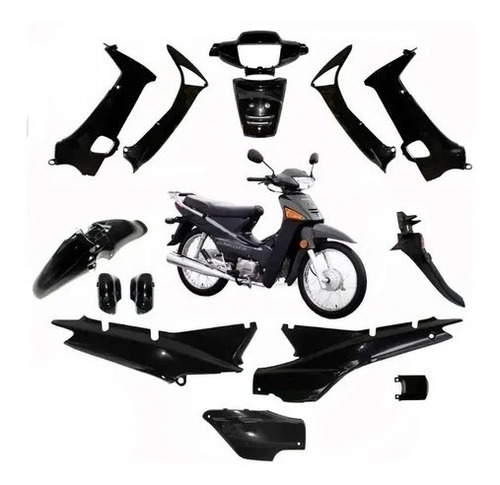 Kit Plasticos Honda Wave 2006 A 2012 Calidad Original