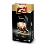 100 Capsulas Rene Ristretto Compatibles Con Máquinanespresso