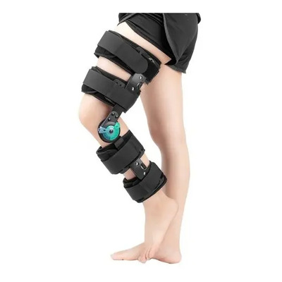 Rodillera Post Operatoria Rom Graduada Talla Universal Negro