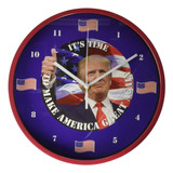 Reloj Altavoz Del Presidente Trump Let's Make America A...