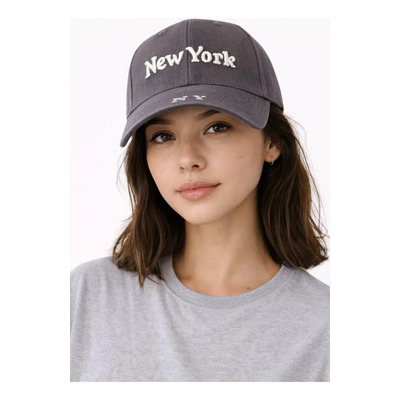 Gorra Tipo Beisbol Unisex Casual Moderna Cachucha Ajustable Gris Única Liso