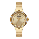 Relógio Feminino Unique Orient Dourado Fgss0201 C1kx