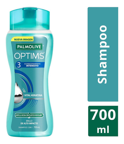 Shampoo Palmolive Optims Acondicionamiento Intensivo 700 Ml 