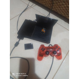 Playstation 2 Slim Com Hd 500gb 100 Jogos Opl