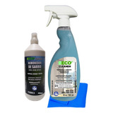 Kit Removedor Sarro Agua Pesada Y Limpiavidrio + Paño