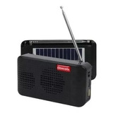 Bocina Mb-111 Portatil Radio Fm Usb Bluetooth Con Panel Sola