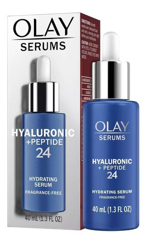 Olay Suero Facial Con Ácido Hialurónico + Péptido 24, 40ml Momento De Aplicación Día/noche Tipo De Piel Todo Tipo De Piel