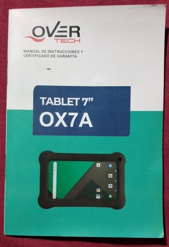 Tablet Over Tech De 7  , Ox7a, Con Funda