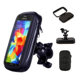 Suporte Porta Celular Guidão Bike Moto Case Impermeável 360