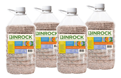 Binrock Aglomerante Sanitario Ecológico X 20 Kilos + S X 20kg De Peso Neto