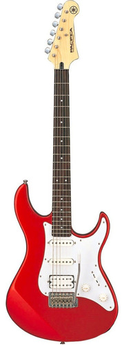 Guitarra Eléctrica Yamaha Pac012/100 Series 012 Stratocaster De Caoba 2023 Metallic Red Brillante Con Diapasón De Palo De Rosa