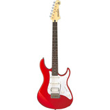 Guitarra Eléctrica Yamaha Pac012/100 Series 012 Stratocaster De Caoba 2023 Metallic Red Brillante Con Diapasón De Palo De Rosa