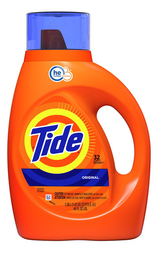 Tide Detergente Liquido P/ Roupas 1,36l