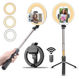 Selfie Stick/aro Luz/ Tripié/bluetooth/ L07 Envíohoy Factura