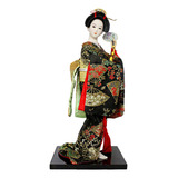 Figura De Geisha Japonesa De 12 Pulgadas, Muñeca Kabuki