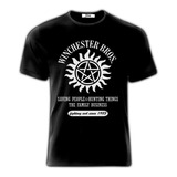 Playera Camiseta Winchester Hermanos Negocio Super Natural