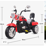 Motocicleta Eléctrica De 6v Para Niños, Chopper Juguetes
