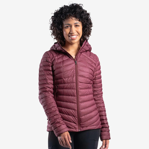 Chamarra Plumón Trekking Mt100 -5 °c Mujer Burdeos Forclaz | Envío gratis