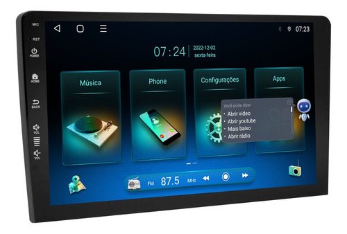 Multimidia Android Carplay Sem Fio Bmw X1 2011/2015 Octacore