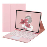 Funda Con Teclado Anmengxinling / Para Galaxy Tab S8 /pink