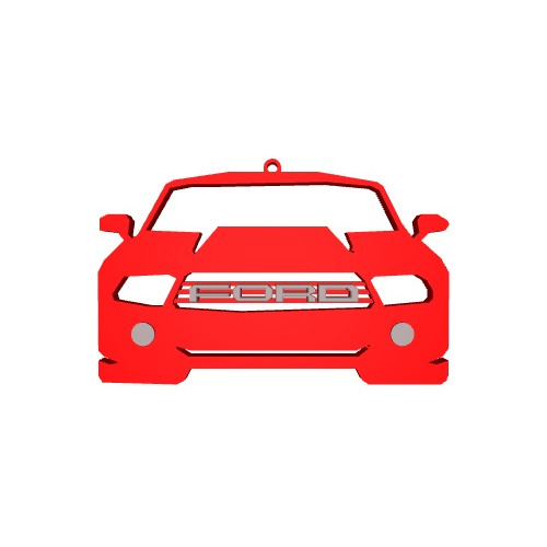 Emblema Ford Mustang Colgante Espejo Retrovisor Foto 3