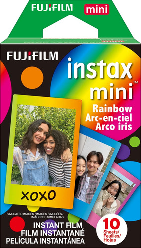 Filmes Instax Mini Rainbow Com 10 Fotos