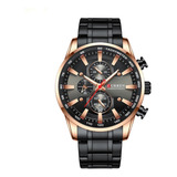 Reloj Curren 8351 Cuarzo Acero Inoxidable Cronógrafos Resist