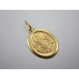 Vistosa Medalha Nossa Senhora - Ouro 18k - 2.73 Gr