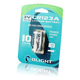 Bateria Pilha Olight Cr123a 3v 1600 Mah Lítio Descartável