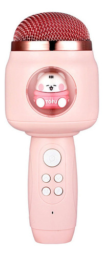 Microfone De Brinquedo Sem Fio Bluetooth Boneca Infantil Cor Rosa