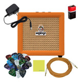 Orange Amps Crush Mini 3w Guitar Combo Amp Bundle Con Adapt.