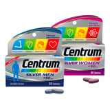 Multivitaminico Centrum Silver Women Y Silver Men X 60 Tabs 